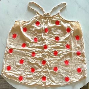 Maurices Cross-back Flower Detail Blouse